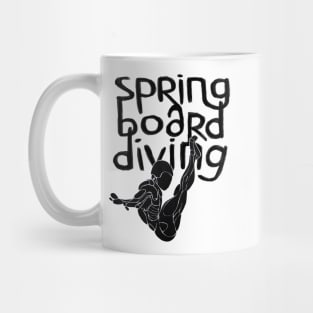 Diving Art, Springboard Diver Mug